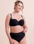 Curvy Kate Jet Set High Waist Bikini Brief Black