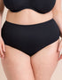 Curvy Kate Jet Set High Waist Bikini Brief Black