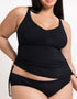 Curvy Kate Jet Set Non-Wired Multiway Tankini Top Black