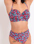 Curvy Kate Kitsch Kate Bandeau Strapless Multiway Bikini Top Floral Print