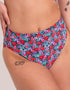 Curvy Kate Kitsch Kate High Waist Bikini Brief Floral Print