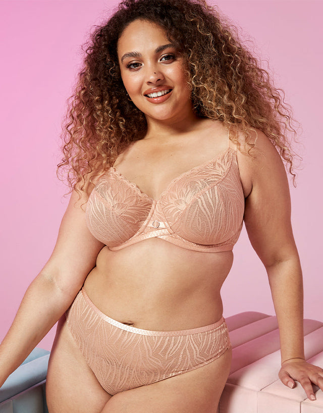 Curvy Kate Lace Daze Balcony Bra Latte