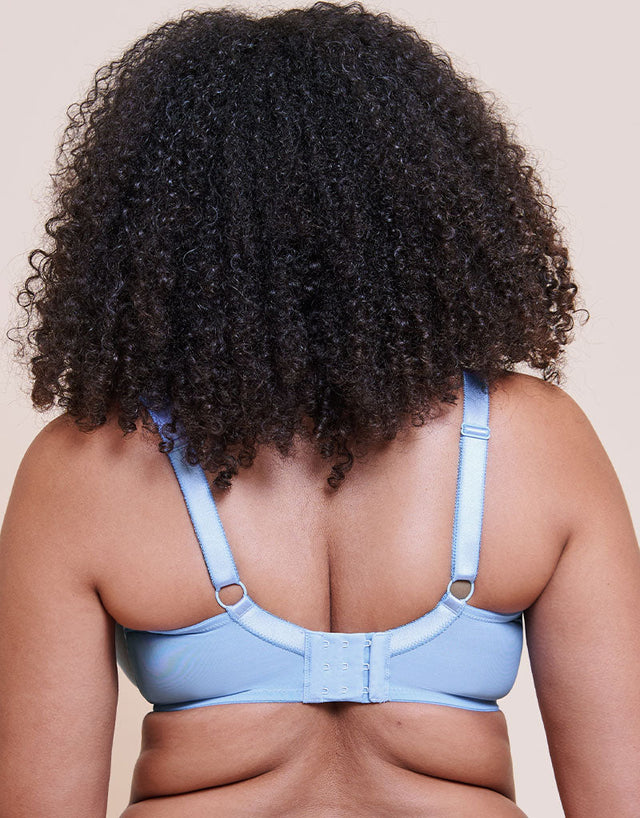 Curvy Kate Lightstyle Scallop Plunge Bra Light Blue/Silver