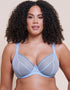 Curvy Kate Lightstyle Scallop Plunge Bra Light Blue/Silver