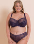 Curvy Kate Lovelace Brazilian Brief Deep Purple