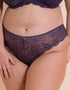 Curvy Kate Lovelace Brazilian Brief Deep Purple