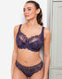 Curvy Kate Lovelace Brazilian Brief Deep Purple