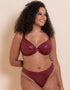 Curvy Kate Lush Full Plunge Bra Oxblood