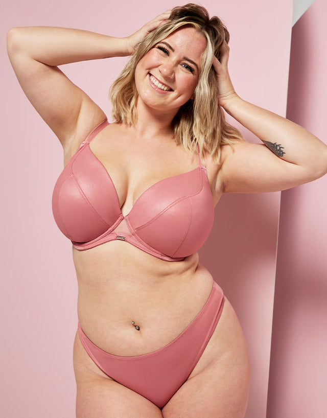 Curvy Kate Lush Full Plunge Bra Rose Shimmer