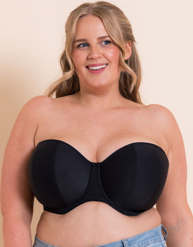 Curvy Kate Luxe Strapless Multiway Bra Jet Black