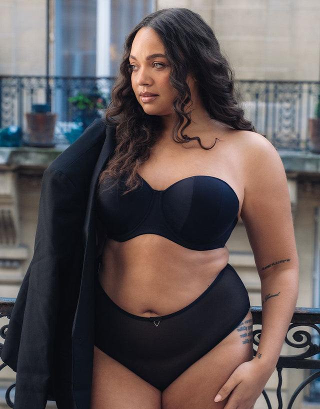 Curvy Kate Luxe Strapless Multiway Bra Jet Black