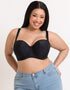 Curvy Kate Luxe Strapless Multiway Bra Jet Black