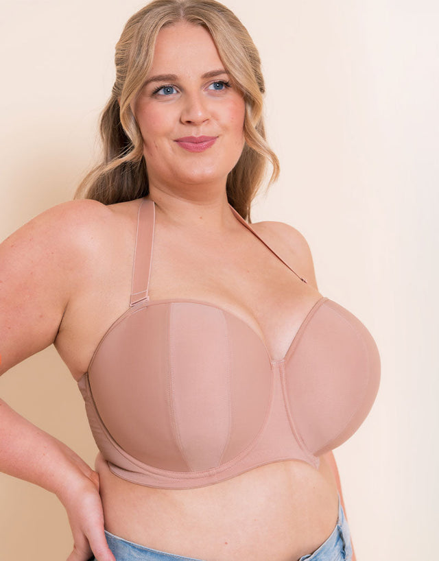 Curvy Kate Luxe Strapless Multiway Bra Latte