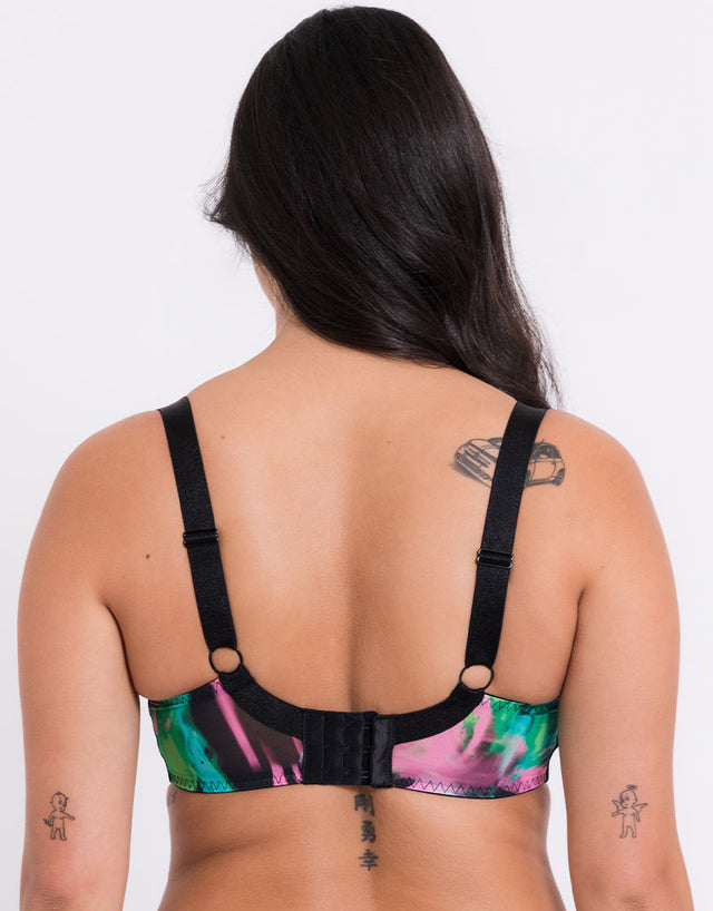 Curvy Kate Reality Check Balcony Bra Print Mix