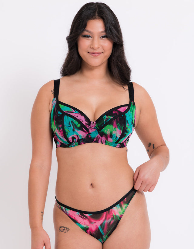 Curvy Kate Reality Check Tanga Print Mix
