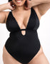 Curvy Kate Ripple Reef Reversible Non-Wired Mulitway Swimsuit Black Print