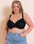 Curvy Kate Smoothie Spacer Moulded T-Shirt Plunge Bra Black