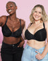 Curvy Kate Smoothie Spacer Moulded T-Shirt Plunge Bra Black