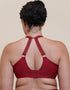 Curvy Kate Smoothie Spacer Moulded T-Shirt Plunge Bra Deep Red