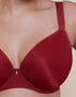 Curvy Kate Smoothie Spacer Moulded T-Shirt Plunge Bra Deep Red