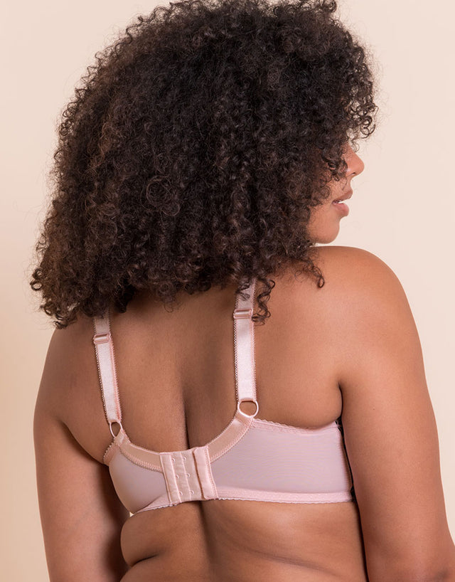 Curvy Kate Spellbound Balcony Bra Blush/Black Print