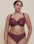 Curvy Kate Spellbound Printed Balcony Bra Cherry Print