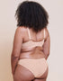 Curvy Kate Spellbound Brazilian Brief Cream Polka Dot Print