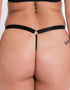 Curvy Kate Stand Out Thong Black Sparkle