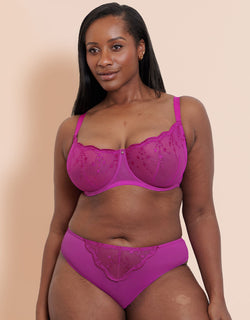 Curvy Kate Stardust Balcony Bra Vivid Violet