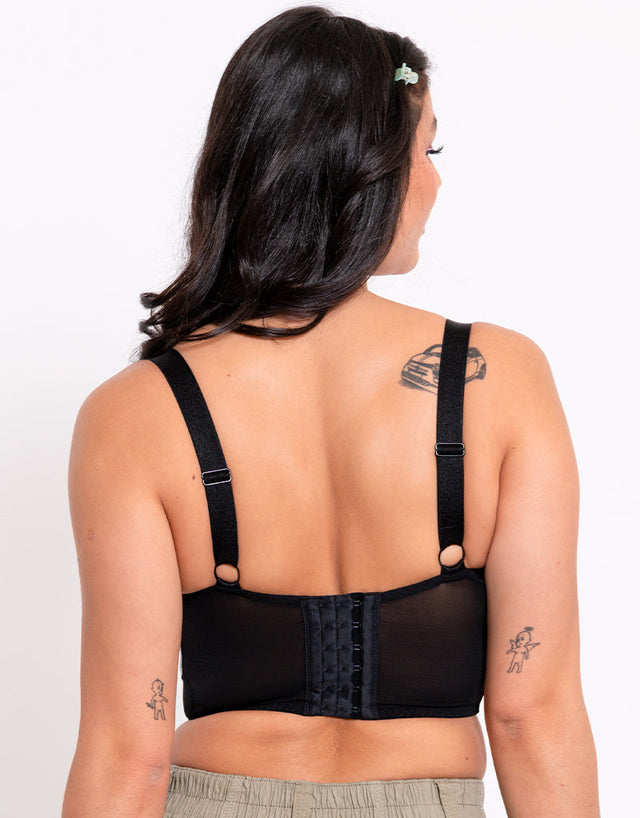 Curvy Kate Storm Scooped Longline Balcony Bra Black