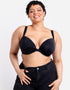 Curvy Kate Superplunge Kiss Padded Plunge Bra Black