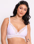 Curvy Kate Twice the Fun Reversible Non-Wired Bralette White/Pink