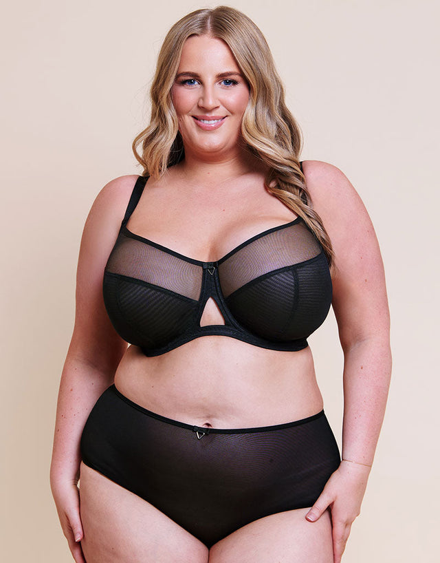 Curvy Kate Victory Side Support Balcony Bra Black