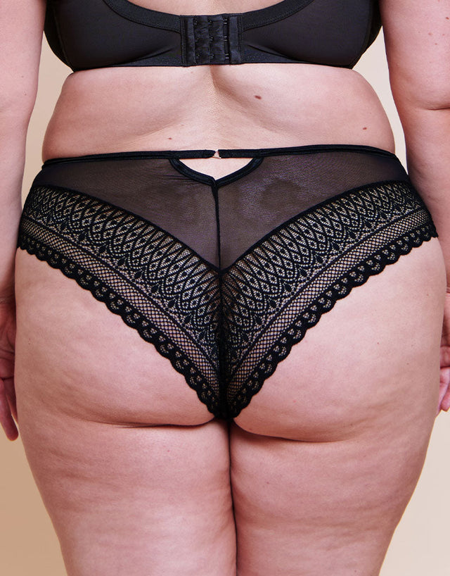 Curvy Kate Victory Nouveau Brazilian Brief Black