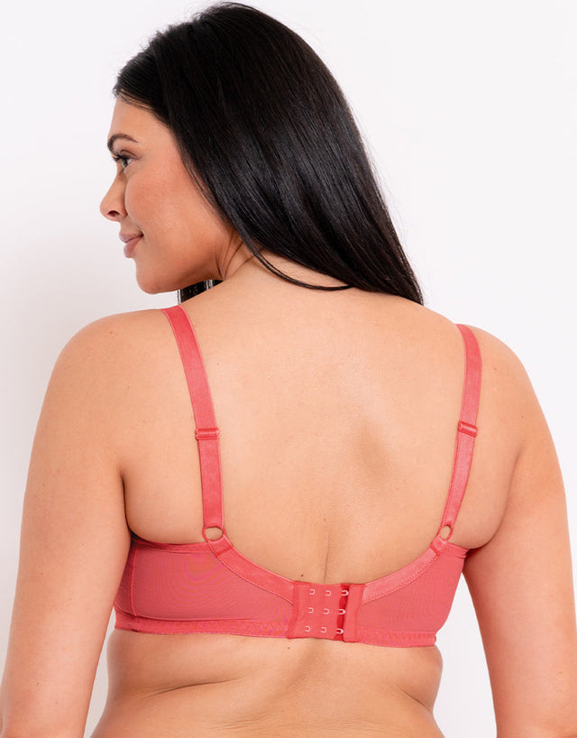 Curvy Kate Victory Side Support Balcony Bra Papaya