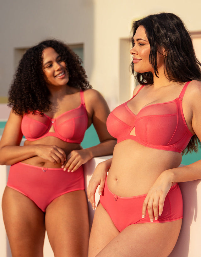 Curvy Kate Victory Side Support Balcony Bra Papaya