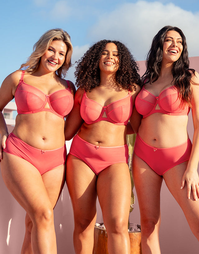 Curvy Kate Victory Side Support Balcony Bra Papaya