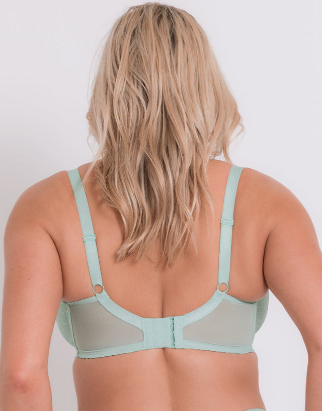 Curvy Kate Victory Polka Balcony Bra Mint