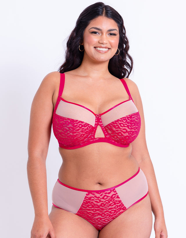 Curvy Kate Victory Wild Short Hot Pink/ Blush