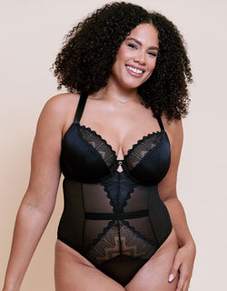 Curvy Kate Wild One Balcony Body Black