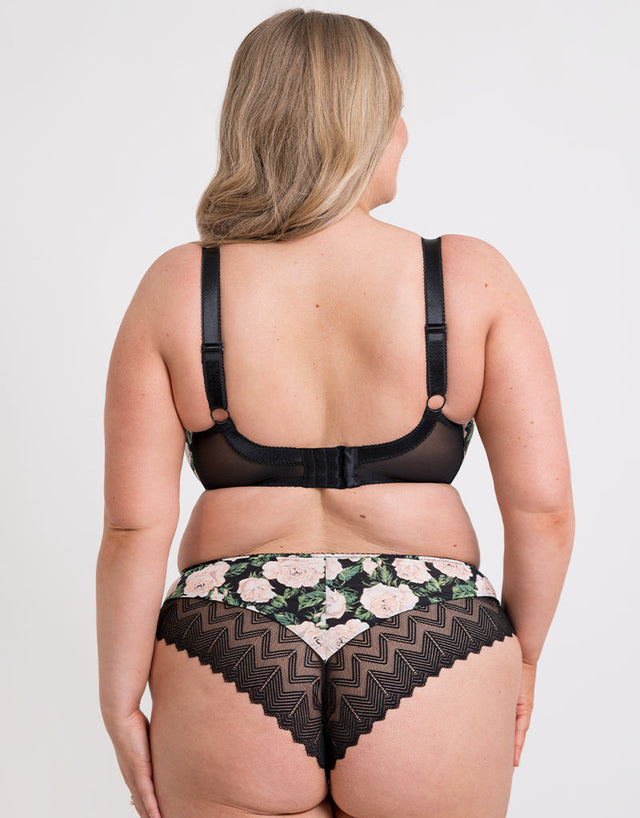Curvy Kate Wild One Brazilian Brief Floral Print
