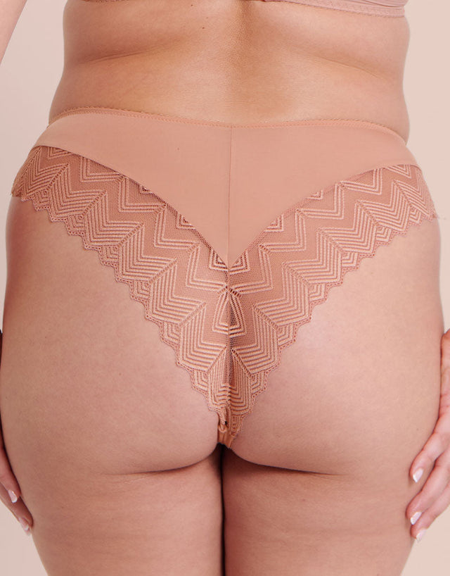 Curvy Kate Wild One Brazilian Brief Latte