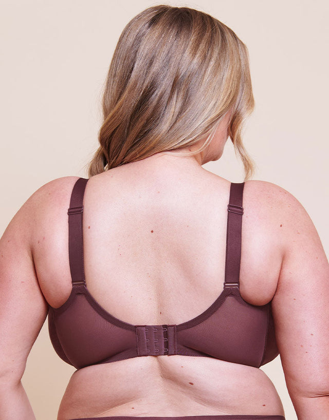 Curvy Kate WonderFull Vibe Full Cup Side Support Bra Auburn