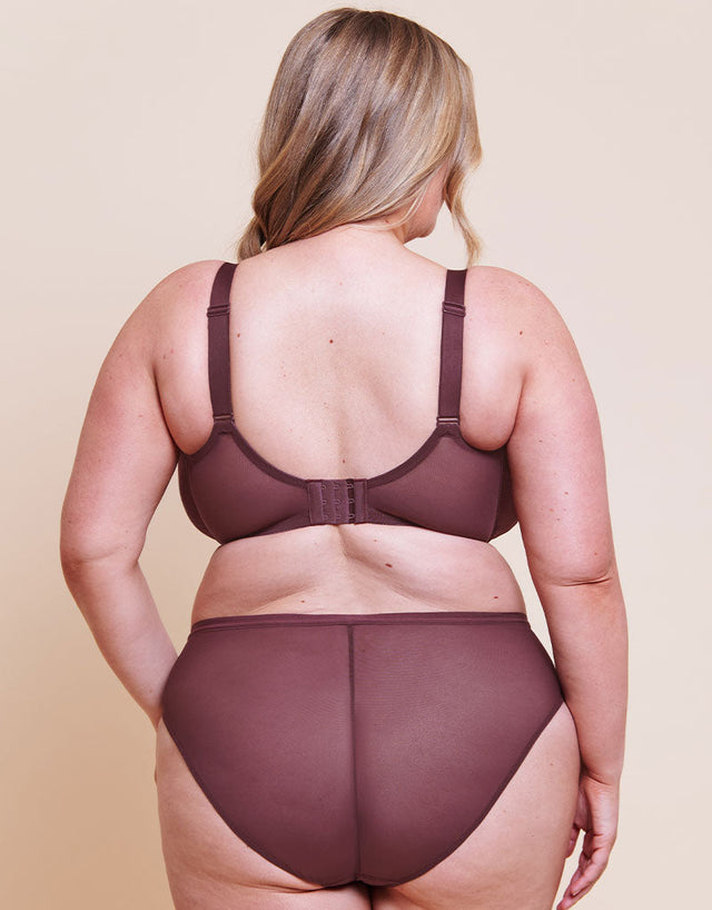 Curvy Kate WonderFull Vibe Full Cup Side Support Bra Auburn