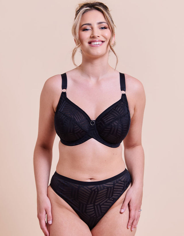 Curvy Kate WonderFull Vibe Full Cup Side Support Bra Black