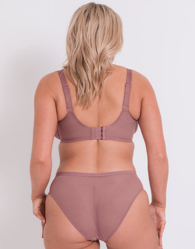 Curvy Kate WonderFull Vibe High Leg Brief Dusty Rose