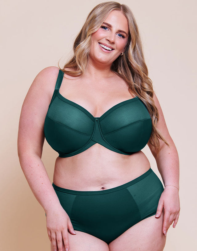 Curvy Kate WonderFully Full Cup Side Support Bra Deep Teal