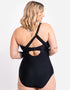 Curvy Kate Wrapsody Bandeau Strapless Multiway Swimsuit Black