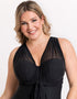 Curvy Kate Wrapsody Bandeau Strapless Multiway Swimsuit Black