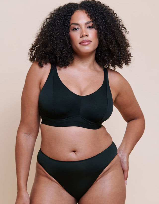 Curvy Kate Zen Non-Wired Bralette Black
